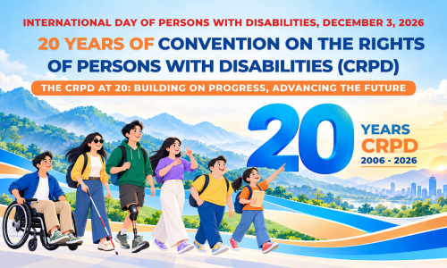 2026 International Day of Persons with Disabilities: the CRPD at 20: Building on Progress, Advancing the Future